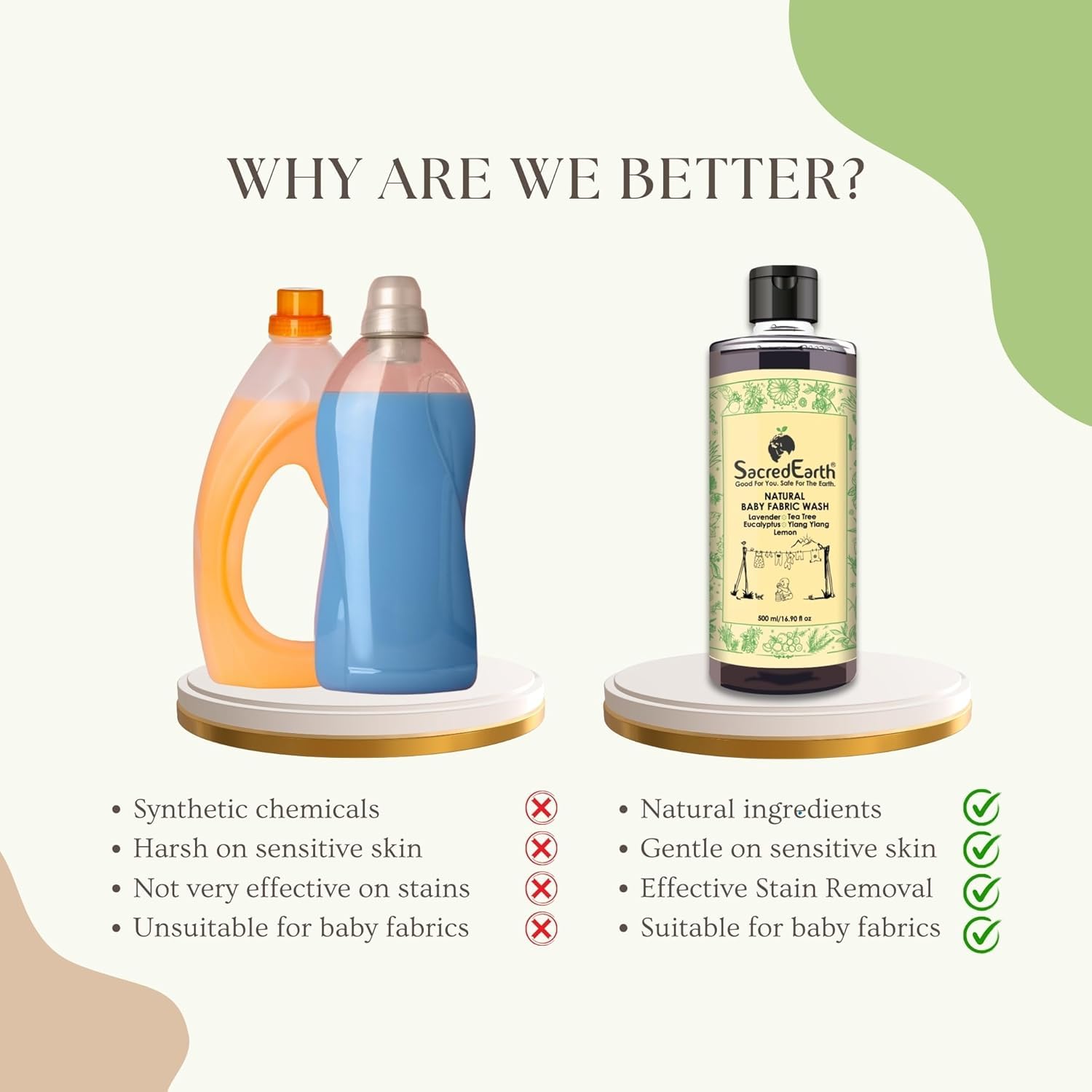 Why is our natural baby fabric wash better than others